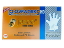 DISPOSABLE EMBOSSED PLASTIC GLOVES